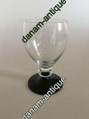 "Jane" Sortfods Rødvinsglas med drueslibning fra Holmegaard