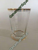 Holmegaard Ida Ølglas med guld på rand og fod 