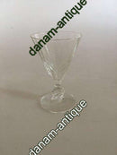 "Ida" Snapseglas fra Holmegaard. Klart glas uden guld.