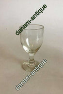 Holmegaard/Dänisches Glas Rotweinglas Hogla. Ab ca. 1920