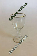 Lyngby Glasværk Måge Hvidvinsglas u/slibning