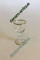 Lyngby Glasværk Måge Snapseglas u/slibning