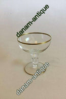 Lyngby Glasværk Måge Likørglas u/slibning