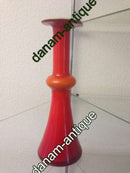 Holmegaard Rød/hvid palet vase