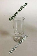 Holmegaard Dänisches Glas Beatrice Toddy Glas. Von 1890-1930