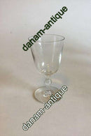 Holmegaard Berlinois Hedvinsglas mit Kugel am Stiel