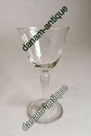 Lyngby Glashütte Nordlys Portweinglas mit Schliff