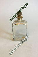 Firkantet karaffel med forgyldt prop