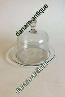 Osteklokke af klart glas