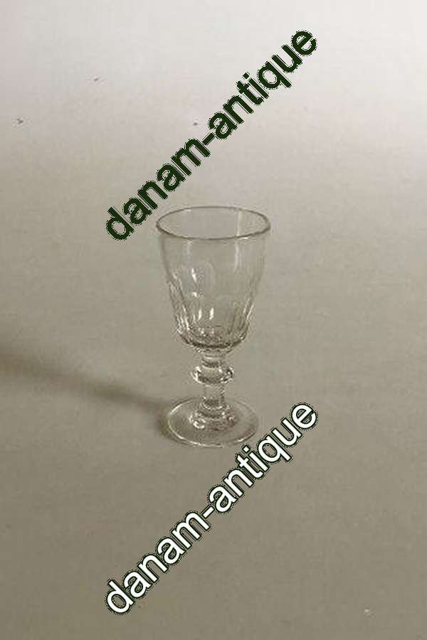 Holmegaard Dänisches Glas Christian VIII Snapseglass