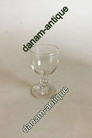 Kleines Weinglas, Dänisch, Von 1860-80. Typenschild