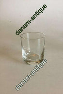 Holmegaard Cylinderformet Sjusglas Planslebet. Fra starten af 1900-tallet