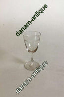 Ukendt evt. Svensk Hedvinsglas med balusterformet stilk og båndslibning