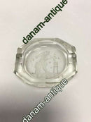 Miniature ashtray in glass.