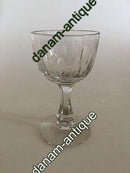 Holmegaard Derby weißes Weinglas 12 cm H