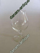 "Amager / Twist" Cognac Glas fra Kastrup Glasværk / Holmegaard