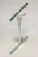 Kastrup Glasværk Amager/Twist Høj Hvid Lysestage med snoet stilk