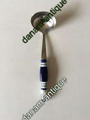 Bjørn Wiinblad蓝色Rosenthal Siena酱汁勺，陶瓷和不锈钢材质