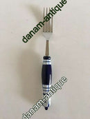 Blå Bjørn Wiinblad Siena for Rosenthal Spisegaffel Porcelæn og Stål