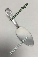 突破。银盘蛋糕盘 哥本哈根勺子工厂