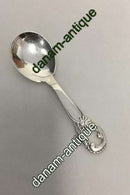 Durchbrochene Arbeit. Versilberter Zuckerlöffel Kopenhagener Löffelfabrik.