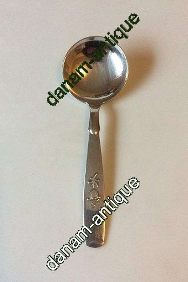 Klokkeblomst ABSA silver plate Serving Spoon Københavns Ske-Fabrik