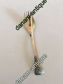 「Largo」ランチフォーク (ステンレススチール)。 DKF Lundtofte。 