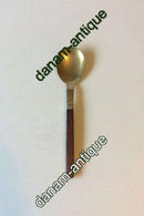 Almue Cohr黄铜和木头，服务勺子