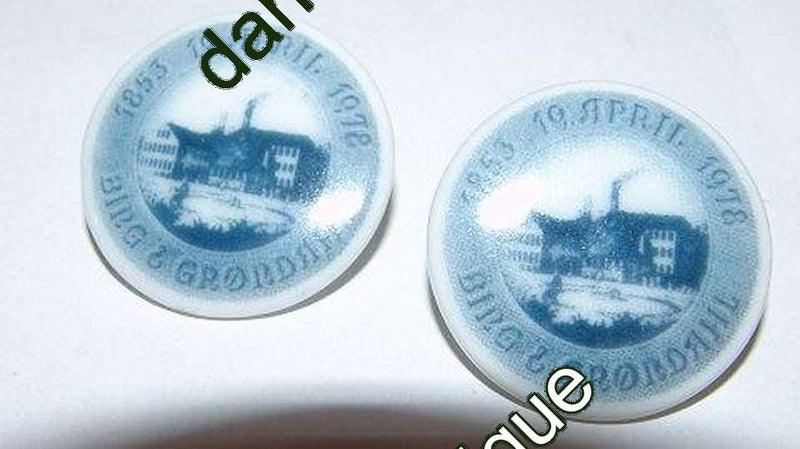 Bing & Grondahl 125th Jubilee Brooch/button