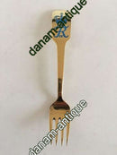 Anton Michelsen Mindegaffel I forgyldt Sterling Sølv fra 1969.