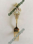 Anton Michelsen Mindegaffel I Forgyldt Sølv fra 1937