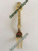 安东-米歇尔森纪念叉子，镀金纯银，1915年出品。