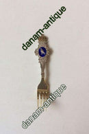 Anton Michelsen Mindegaffel i forgyldt Sterlingsølv, Islands falk, 1907