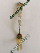 Anton Michelsen Mindegaffel i forgyldt Sterling Sølv fra 1899.