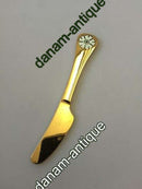 ジョージ ジェンセン 金メッキスターリングシルバー製イヤーナイフ 1981年 エナメル入り