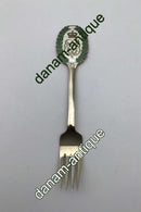 Anton Michelsen Mindegaffel I forgyldt Sterling Sølv fra 1968.