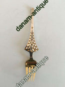 A. Michelsen 1965 Julegaffel Forgyldt Sterling Sølv med Emalje