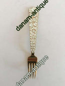 A. Michelsen Christmas Fork 1956 Gilded Sterling Silver with Enamel
