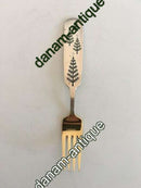 A. Michelsen 1950 Julegaffel Forgyldt Sterling Sølv med Emalje