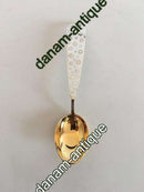 A. Michelsen 1945 Juleske  Forgyldt Sterling Sølv med Emalje.