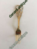 A. Michelsen 1912 Julegaffel Delvist forgyldt Sterling Sølv.