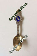 Anton Michelsen Commemorative Spoon In Gilded Sterling Silver Icelandic Falcon, 1907