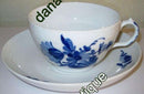 Blue Flower Braided Large Morning Cup and saucer No 8042