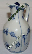 Royal Copenhagen Blaue kannelierte Wein-Essig-Flasche Nr. 1180