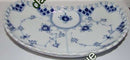 Royal Copenhagen Blaue geriffelte Halbmondschalen Nr. 1173