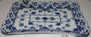 Royal Copenhagen Blaues geriffeltes Tablett Nr. 1122