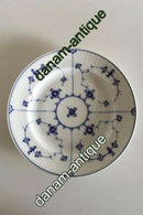 Royal Copenhagen Blauer geriffelter Mittagsteller Nr. 177