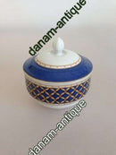 Royal Copenhagen Liselund Mørkeblå Sukkerskål No 160/161