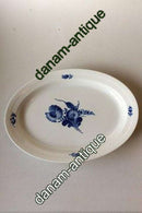 Royal Copenhagen Blå Blomst Flettet Ovalt Serveringsfad No 8019