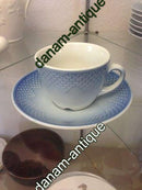 Bing & Grondahl Blauton Hotel Frühstückstasse/Tasse und Untertasse Nr. 746